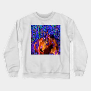 Horse Sitting Pretty #2 Crewneck Sweatshirt